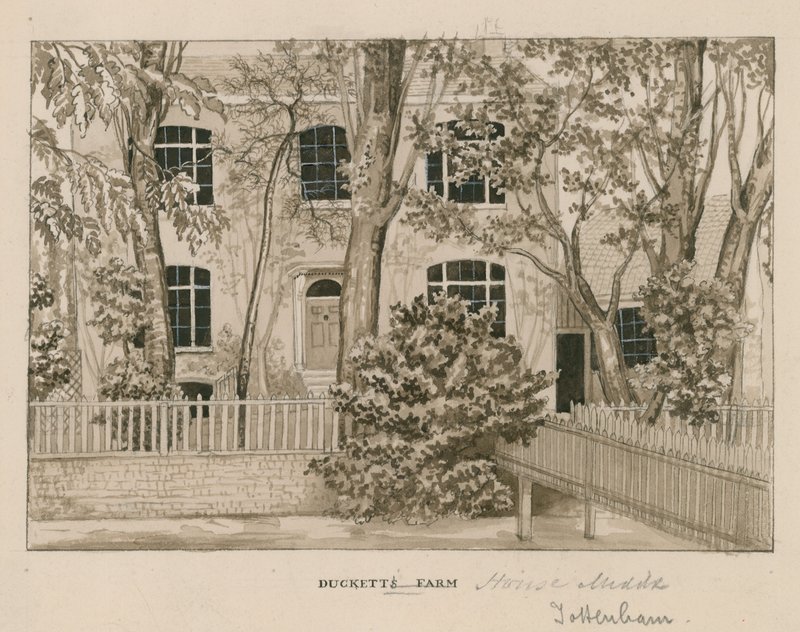 Ducketts Farm House, Tottenham, London by English School