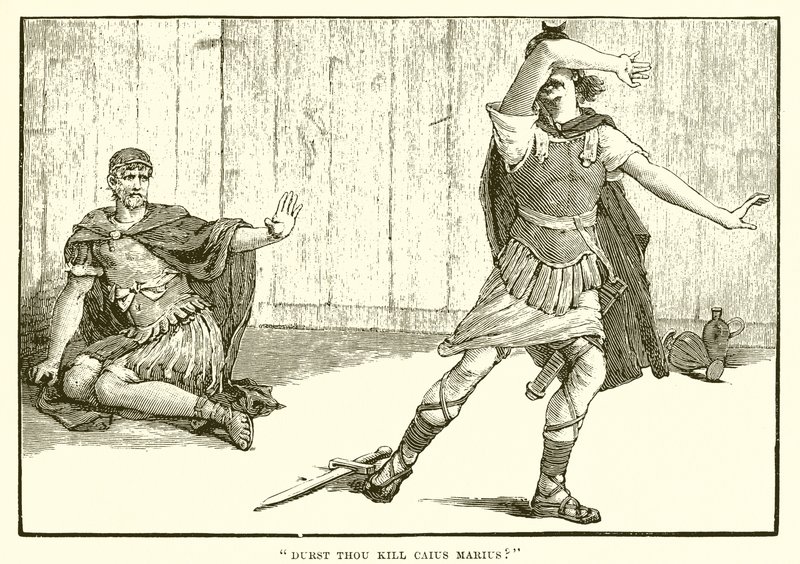 Durst thou kill Caius Marius? by English School