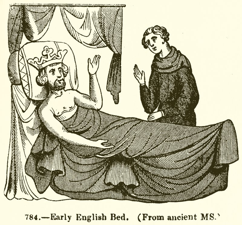 Early English Bed by English School