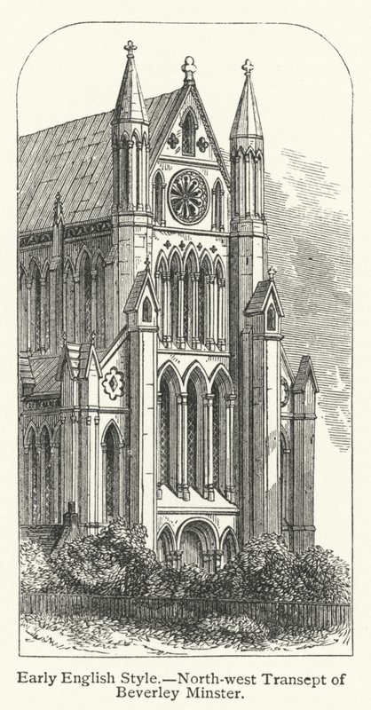 Early English Style, North-West Transept of Beverley Minster by English School