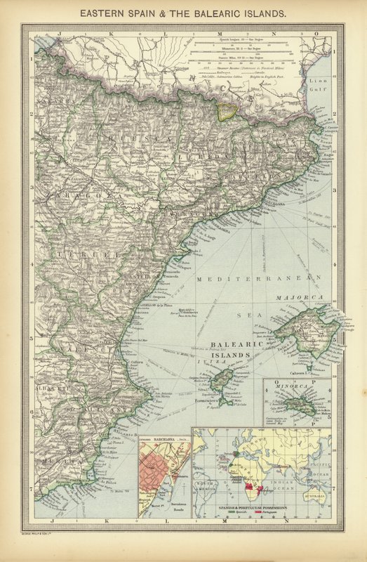 Eastern Spain and the Balearic Islands by English School