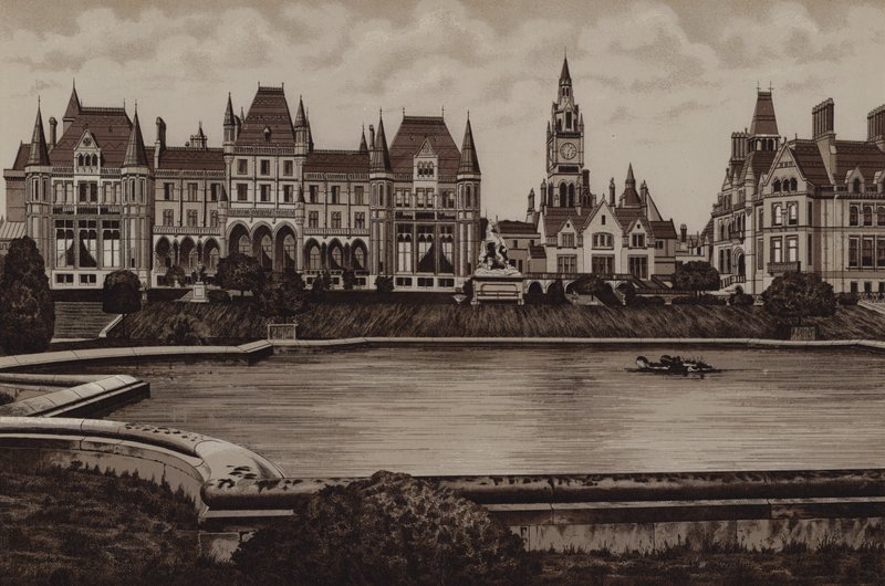 Eaton Hall, East Front by English School