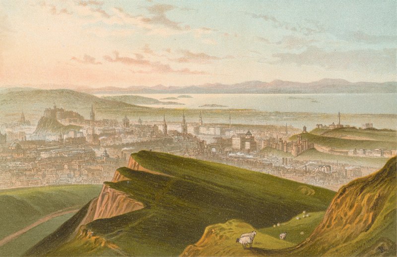 Edinburgh from Arthur