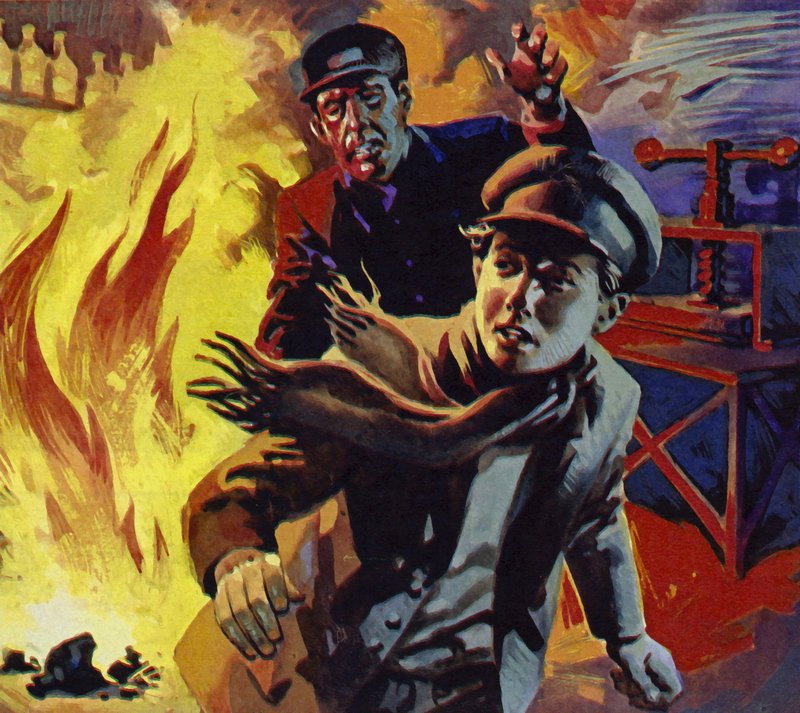 Edison sold newspapers on trains; one day he accidentally set a carriage on fire by English School