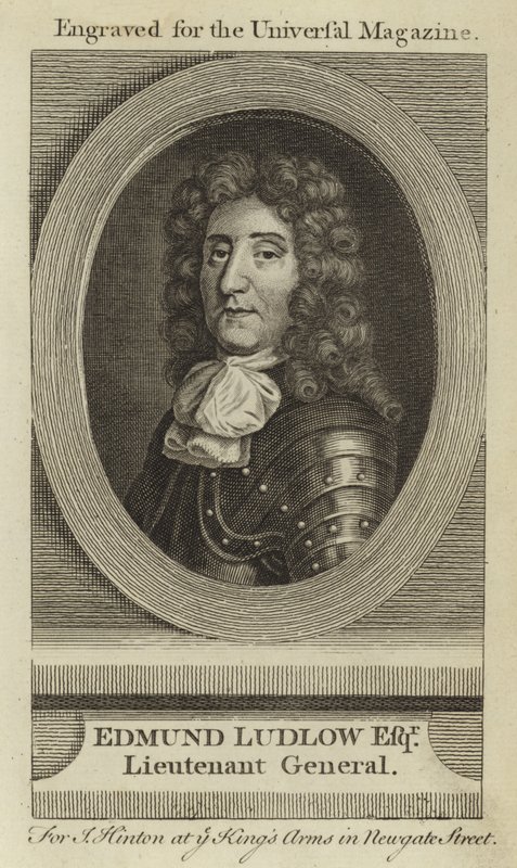 Edmund Ludlow Esquire, Lieutenant General by English School