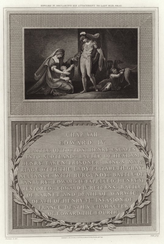 Edward IV Declaring His Attachment to Lady Elizabeth Gray by English School