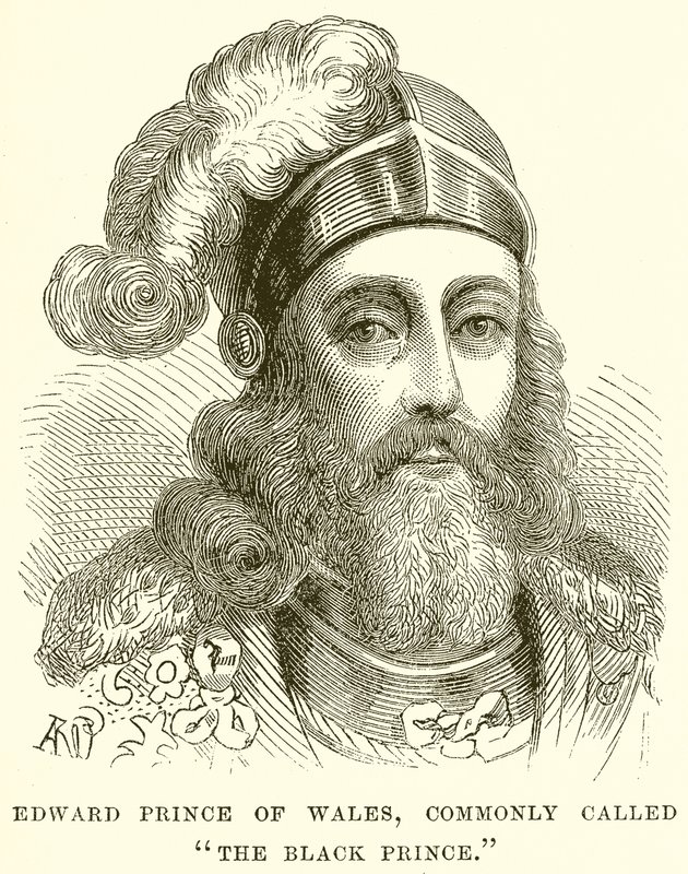 Edward Prince of Wales, Commonly Called The Black Prince by English School
