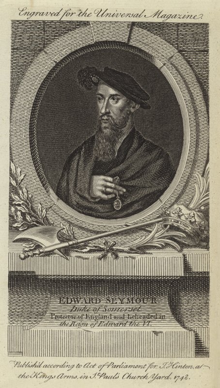 Edward Seymour, Duke of Somerset, Protector of England and beheaded in the reign of Edward VI by English School