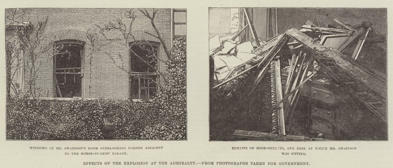 Effects of the Explosion at the Admiralty by English School