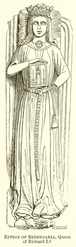 Effigy of Berengaria, Queen of Richard I by English School