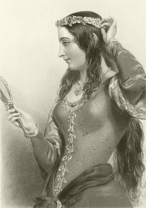 Eleanor of Provence, Queen of King Henry III by English School
