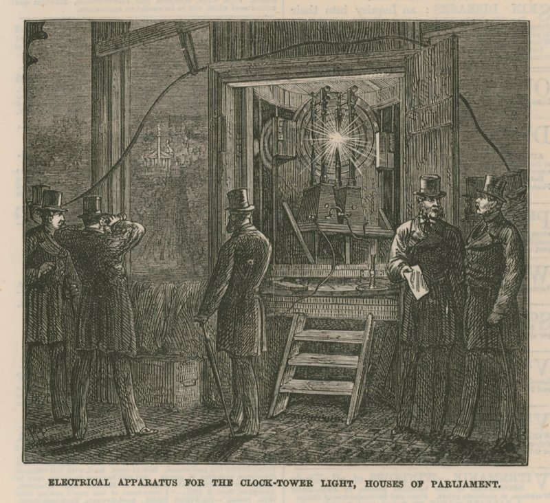 Electrical Apparatus for the Clock Tower Light, Houses of Parliament by English School
