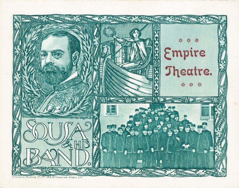 Empire Theatre, London, with Sousa and His Band by English School