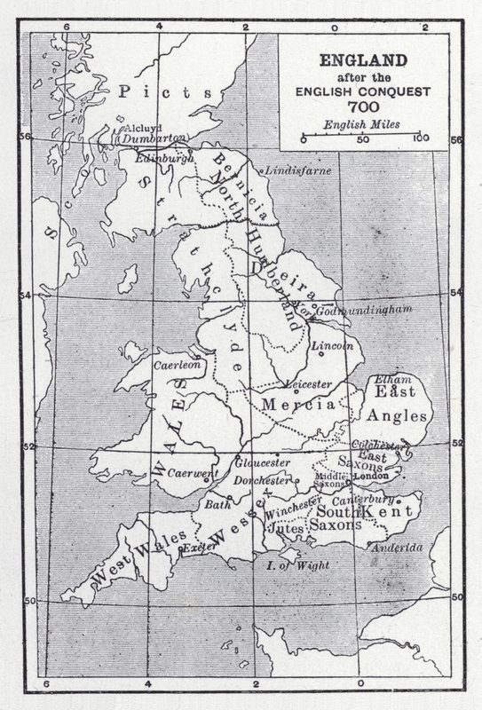 England after the English conquest 700 by English School
