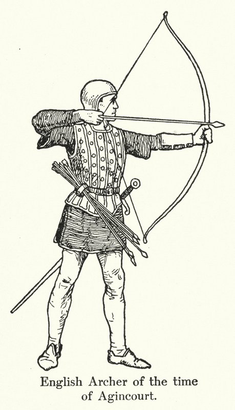 English Archer of the time of Agincourt by English School