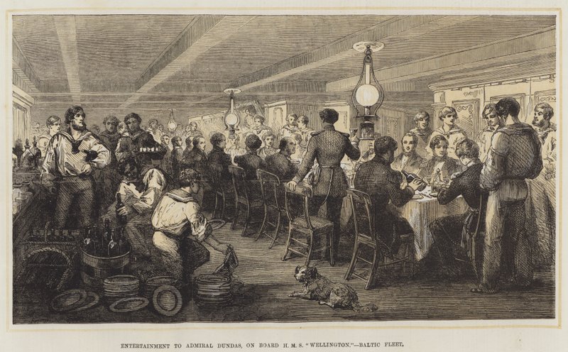 Entertainment to Admiral Dundas, on Board HMS 