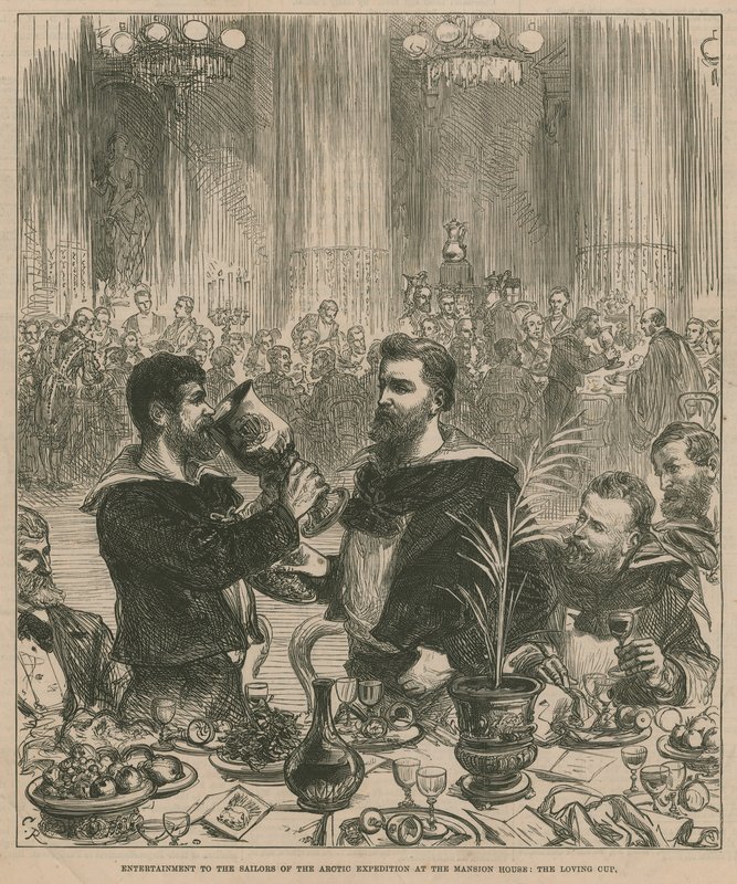 Entertainment to the Sailors of the Arctic Expedition at the Mansion House by English School