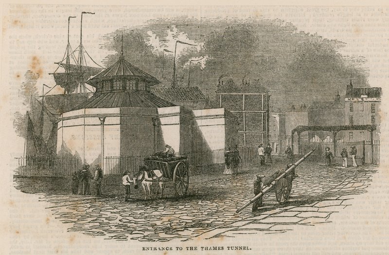 Entrance to the Thames Tunnel by English School