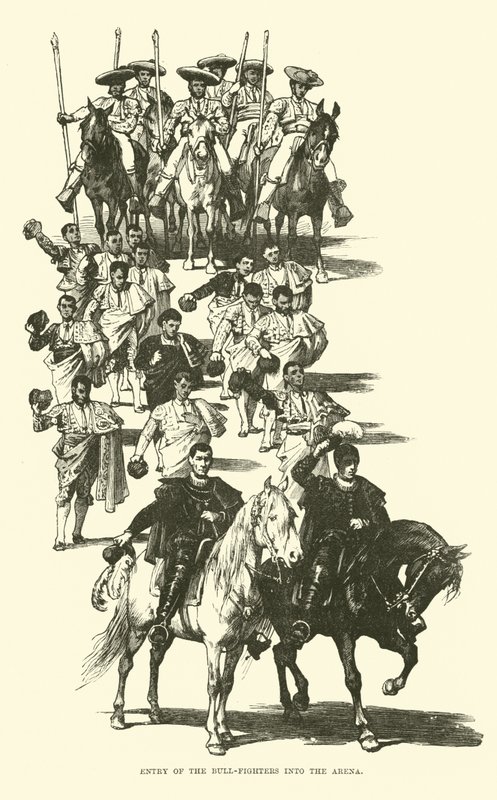 Entry of the Bull-fighters into the Arena by English School