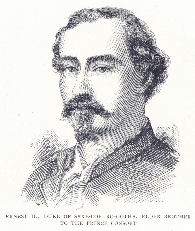 Ernest II, Duke of Saxe-Coburg-Gotha, Elder Brother to the Prince Consort by English School