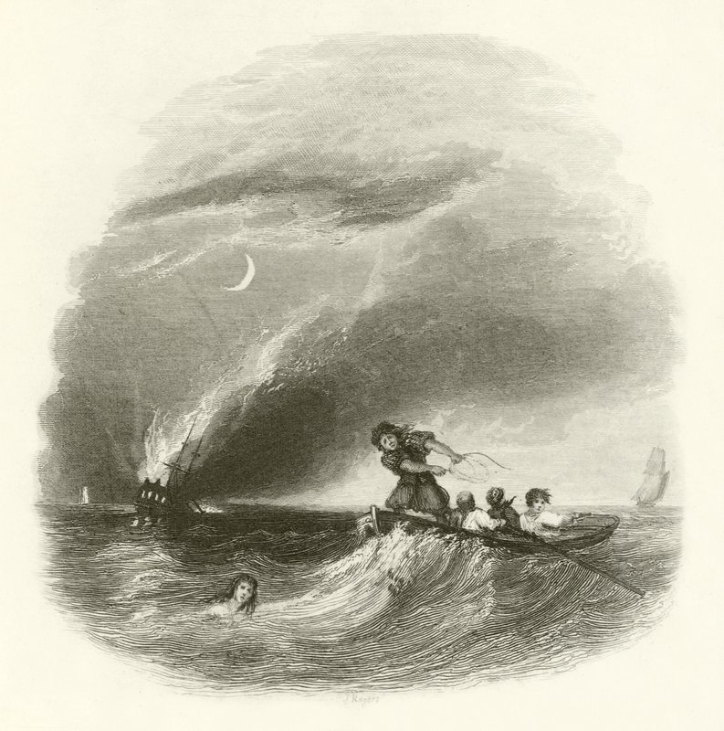 Escape of Admiral Broderick by English School