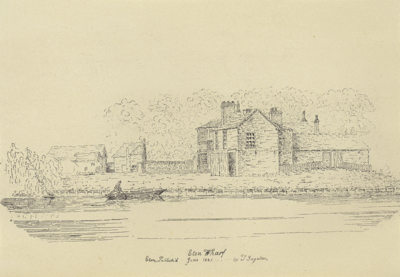 Eton Wharf, 1821 by English School