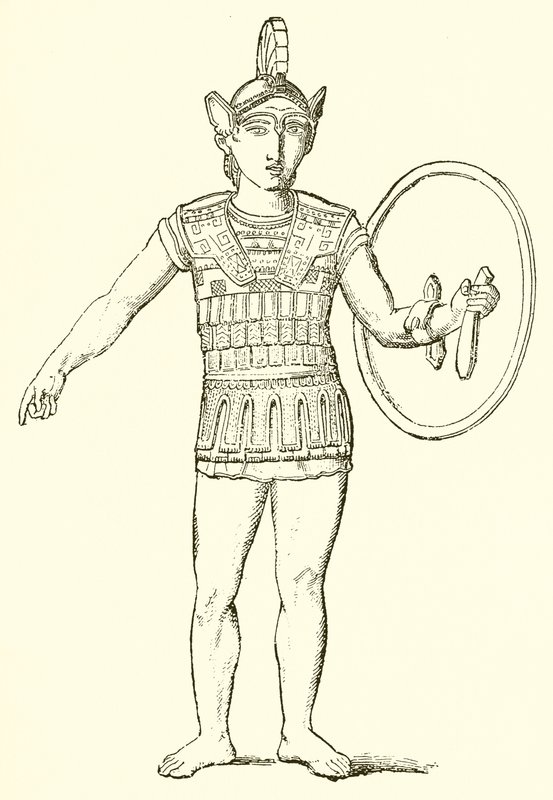 Etruscan Warrior by English School