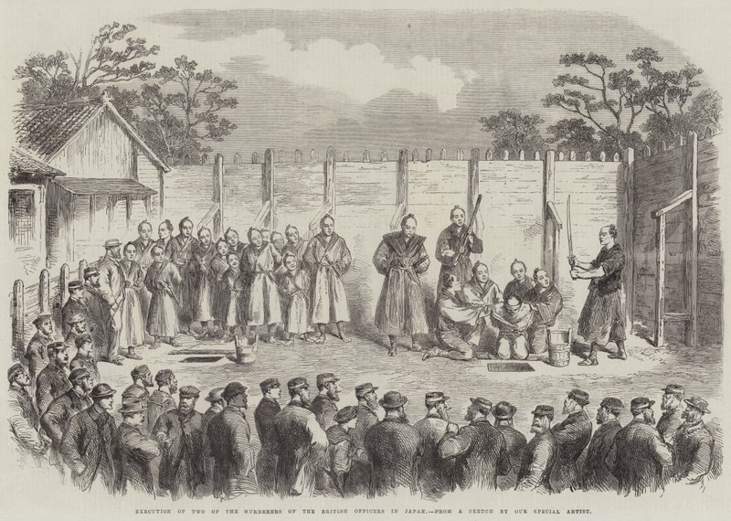 Execution of Two of the Murderers of the British Officers in Japan by English School