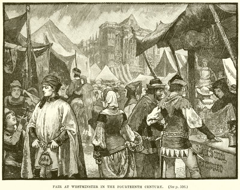 Fair at Westminster in the Fourteenth Century by English School