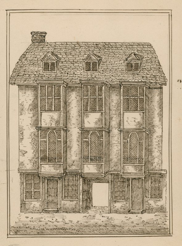 Falcon Tavern, Bankside, London by English School