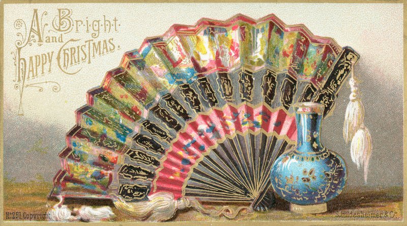 Fan with Case by English School