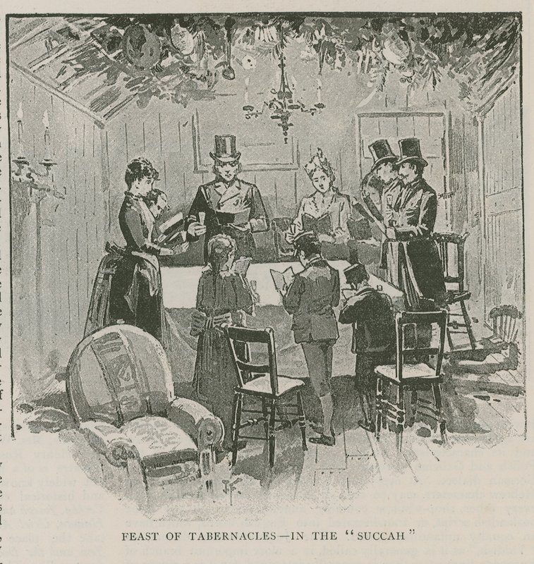 Feast of Tabernacles - in the Succah by English School