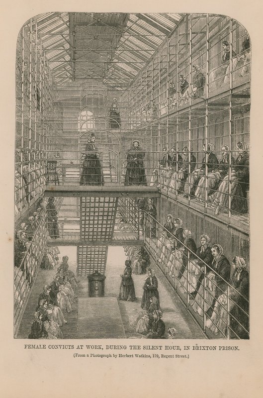 Female convicts at work by English School