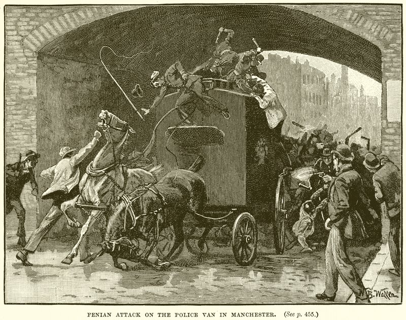 Fenian Attack on the Police Van in Manchester by English School