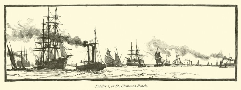Fiddlers, or St Clements Reach by English School