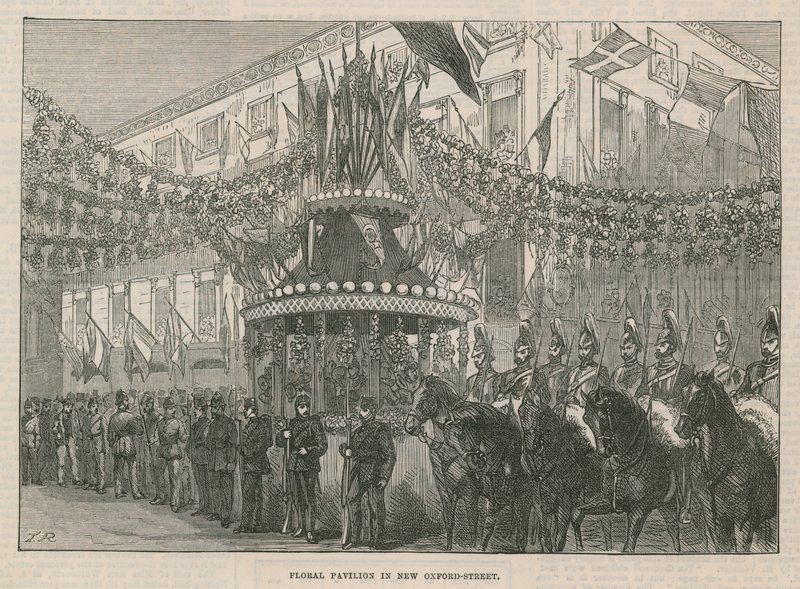 Floral Pavilion in New Oxford Street by English School