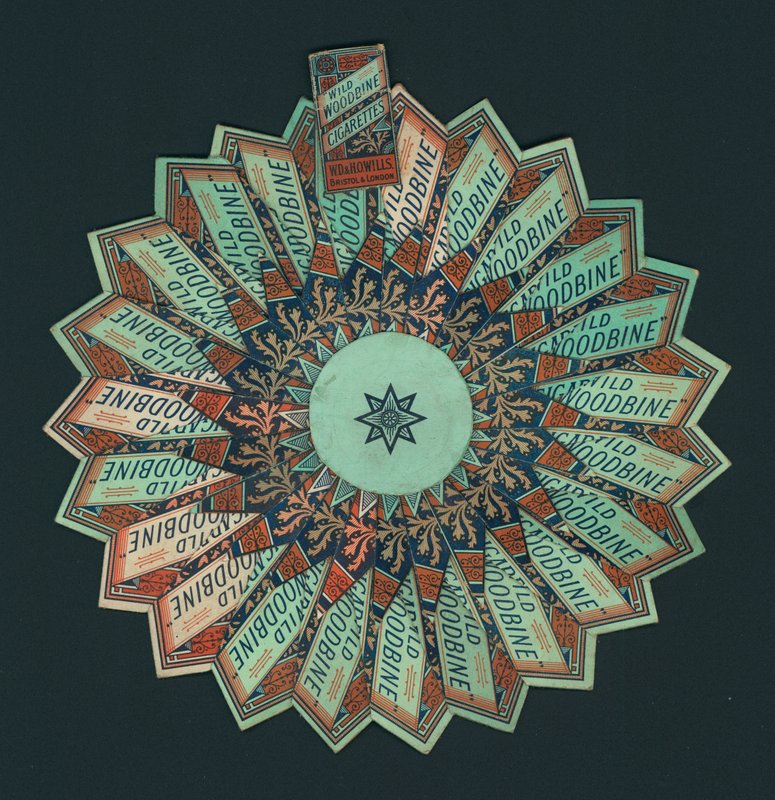 Flower Made Out of Old Cigarette Boxes by English School