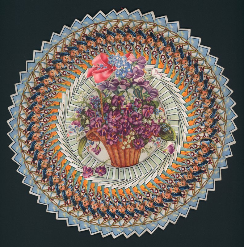 Flower Made Out of Old Cigarette Boxes by English School
