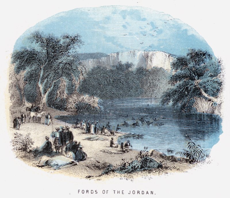 Fords of the Jordan by English School
