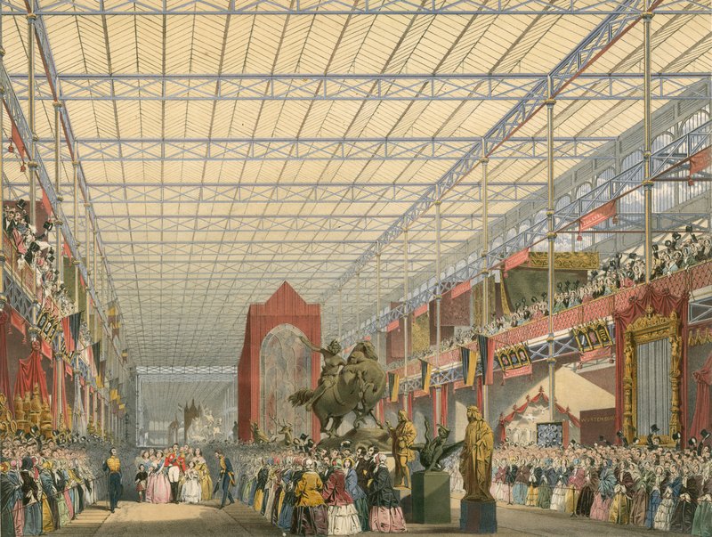 Foreign Nave of The Great Exhibition of 1851 by English School