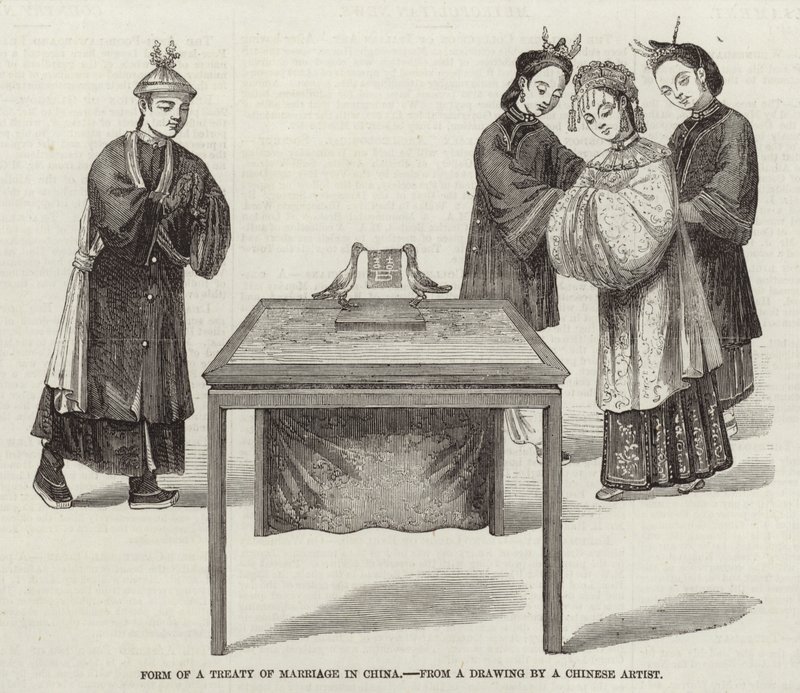Form of a Treaty of Marriage in China by English School