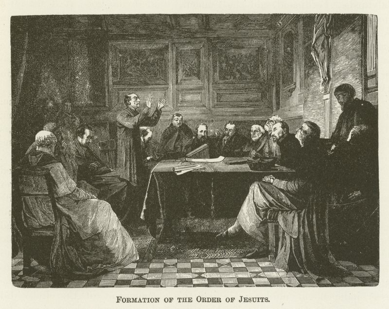 Formation of the Order of Jesuits by English School