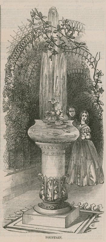 Fountain at an Exhibition of the Useful Arts by English School