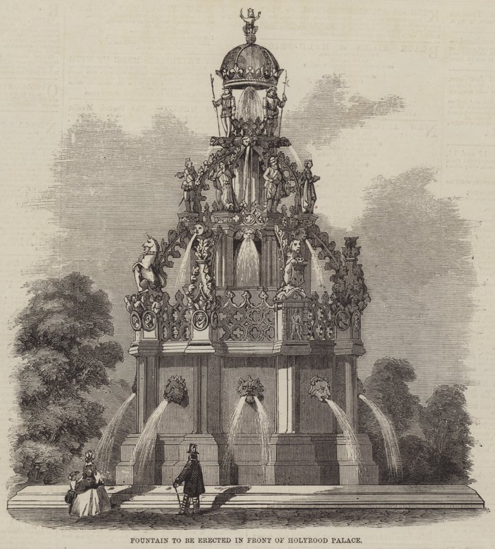 Fountain to be erected in front of Holyrood Palace by English School