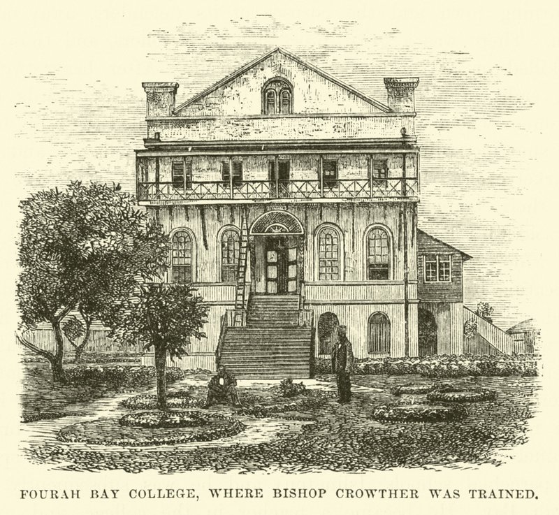 Fourah Bay College, Where Bishop Crowther Was Trained by English School