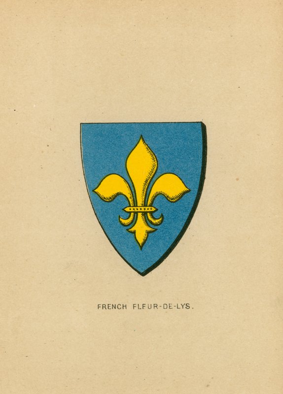 French Fleur-de-Lys by English School