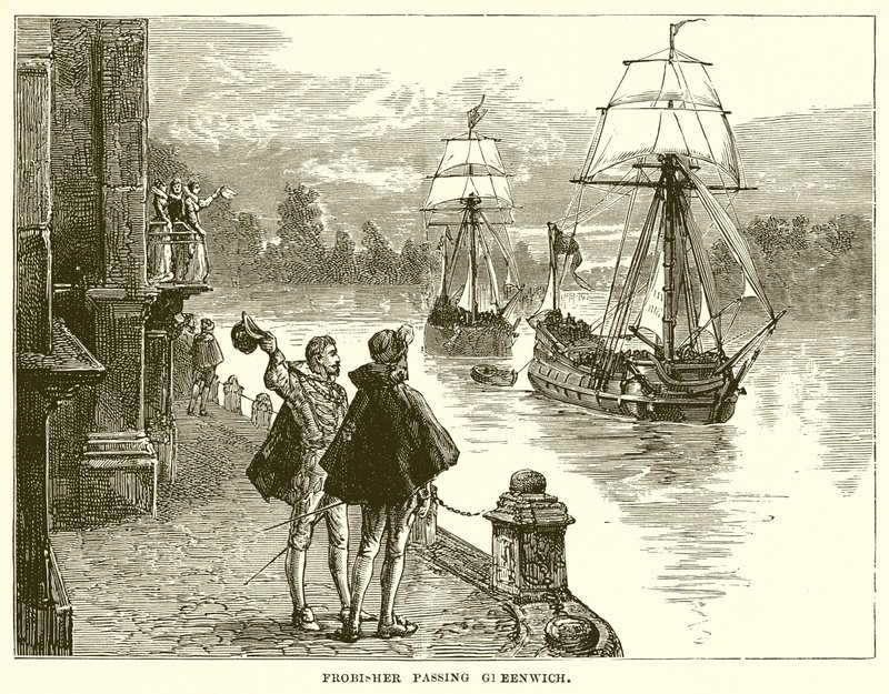 Frobisher Passing Greenwich by English School