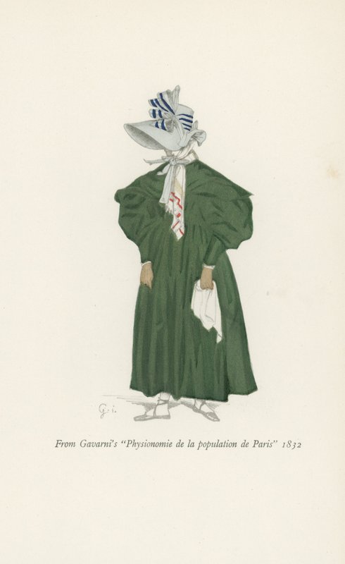 From Gavarnis Psysionomie de la Population de Paris 1832 by English School