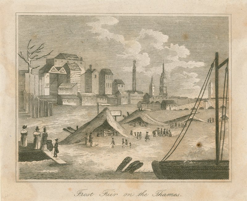 Frost Fair of 1814 by English School
