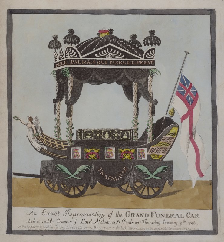 Funeral Car Which Carried the Remains of Admiral Lord Nelson to St Paul